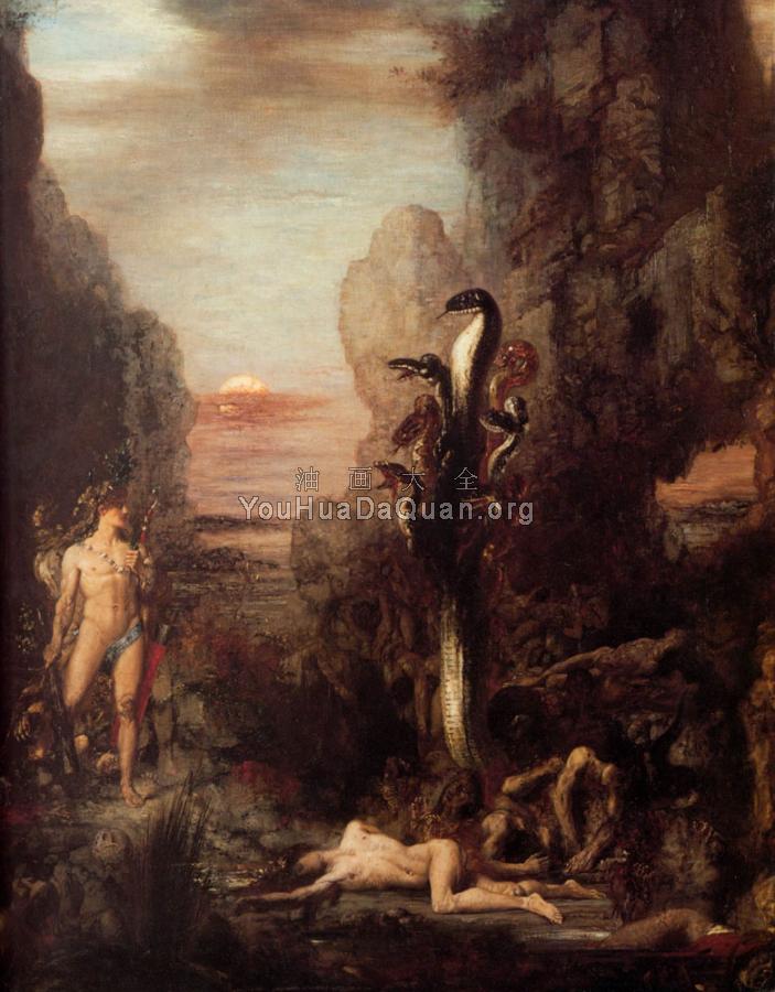 Hercules and the Hydra - 古斯塔夫·莫罗